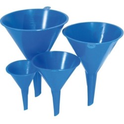 4 db műanyag tölcsérből álló készlet