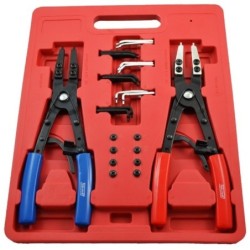 Biztosító fogóval ellátott készlet