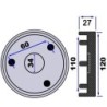 Gumi betét autóemelőhőz- 110mm