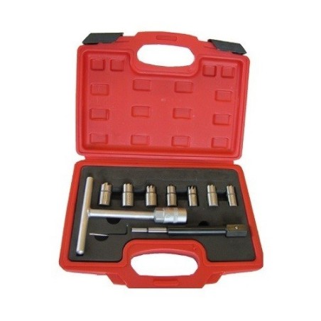 Készlet vágókkal a dízel befecskendező nyílás tisztításához