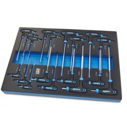 18 darabos T-fogantyús imbusz szekrénymodul