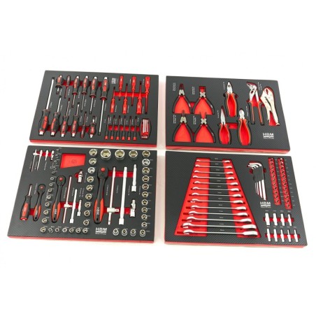 Modulkészlet szerszámos szekrényhez 4 db 154 db