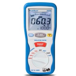 Szigetelési ellenállás teszter