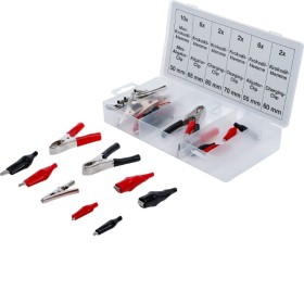 Készlet különféle elektromos bilincsekkel