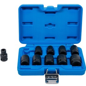 Levegős rővid dugókulcskészlet hatszögletű| 10-24 mm