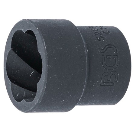 Spirálbites dugókulcsbetét/csavarkiszedő lopásgátló csavarokhoz 1/2"- 22 mm