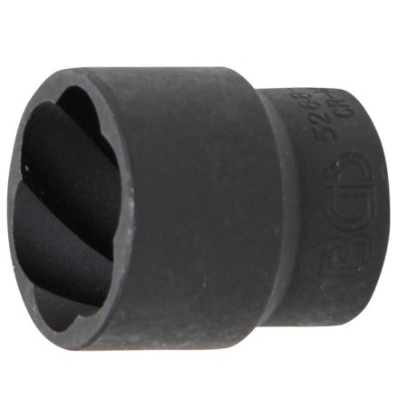 Spirálbites dugókulcsbetét/csavarkiszedő lopásgátló csavarokhoz 1/2"- 24 mm