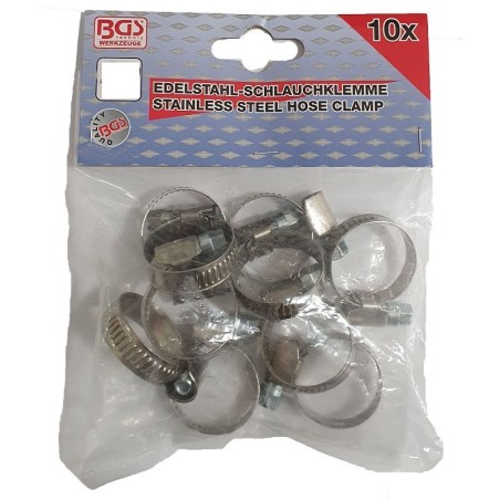 Tömlőbilincs 25-40mm- 10 darabos