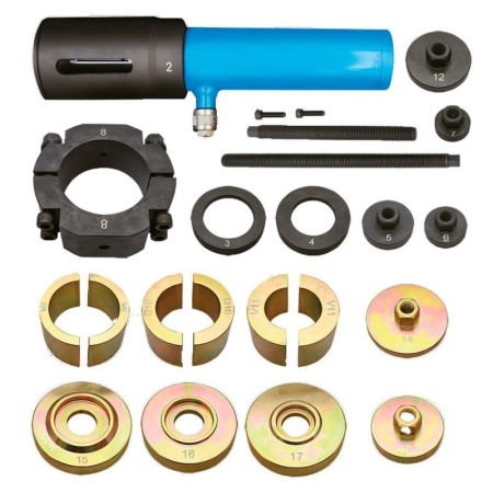 Hidraulikus prés a felfüggesztés rugós perselyéhez