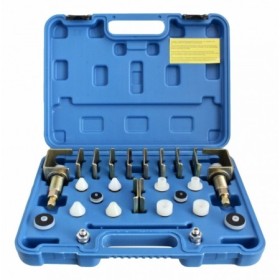 Adapterekkel ellátott készlet az AC rendszer öblítéséhez és mosásához