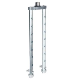 Egydugattyús csatornás emelőzár