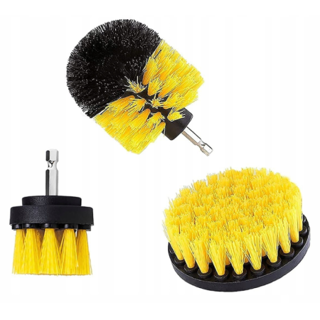 3 darabos fúrógéppel használó kefe készlet