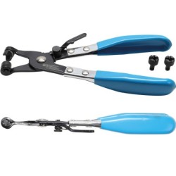 Tömlőbilincs-fogó cserélhető fejjel