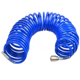 PU spiráltömlő sűrített levegőhöz, 10 × 6,5 mm, 15 m