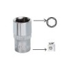Rövid hatszögletű dugókulcs 1/4"- 10 mm