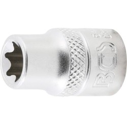 Rővid dugókulcs E-profil 3/8" E10