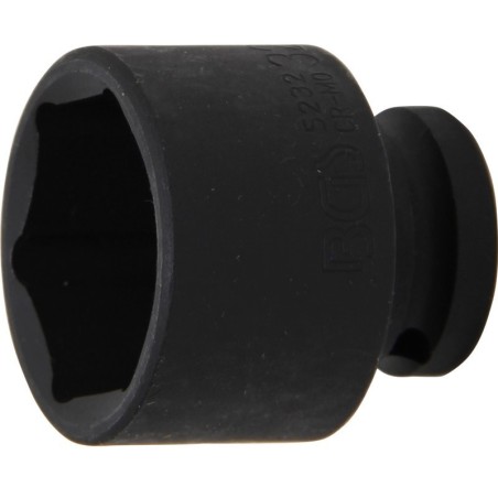 Rövid légkulcsfej hatszögletű- 1/2"- 32 mm