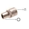 Rővid tizenkétszögletű dugókulcs 1/2"- 10 mm