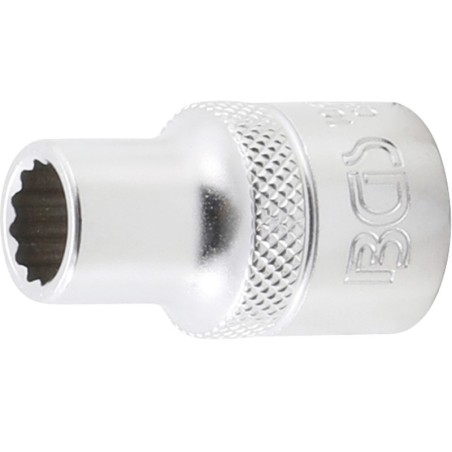 Rővid tizenkétszögletű dugókulcs 1/2"- 11 mm