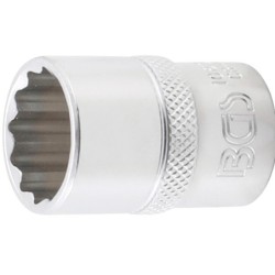 Rővid tizenkétszögletű dugókulcs 1/2"- 20 mm