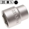 Rővid hatszögletű dugókulcs 3/4"- 33 mm