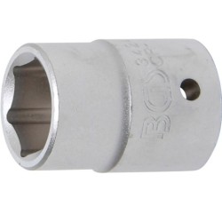 Rővid hatszögletű dugókulcs 3/4"- 23 mm