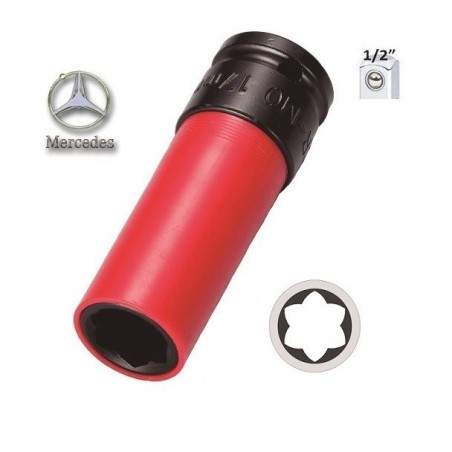 Speciális cső a Mercedes kerékcsapokhoz