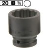 Rővid légkulcsfej 30-es, 12 oldalos, 3/4"