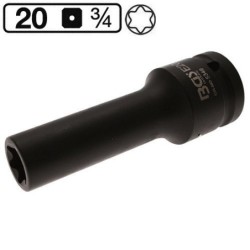 Hosszú levegős dugókulcs E-profil