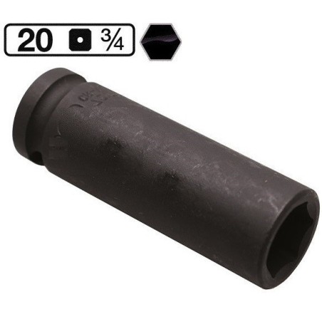 Hosszú légkulcsfej 28 mm-es, 3/4"