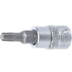 Bithegy dugókulccsal torx T25- 1/4