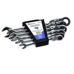 Kombinált villáskulcs készlet racsnis 8-19mm-es