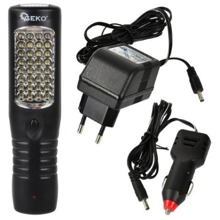 Akkumulátor lámpa 24+4 LED