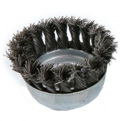 Fonott drótkefe csésze tipusú 75 mm