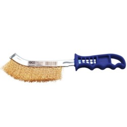 Acél drótkefe sárgarézzel 260mm