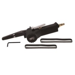 Pneumatikus csiszológép szalaggal/a féknyereg támasztékának tisztítására