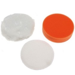 3 db polírozó korong készlet  100mm