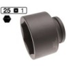 Hatszögletű légkulcsfej 1"- 95 mm