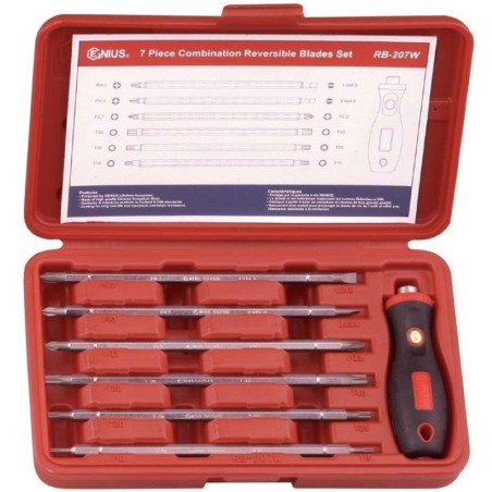 Csavarhúzó készlet cserélhető fejjel