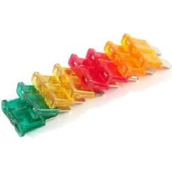 10 db szabványos autóbiztosíték készlet