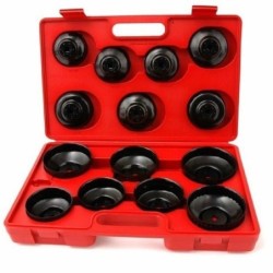 Olajszűrő kulcs készlet - 15 darab